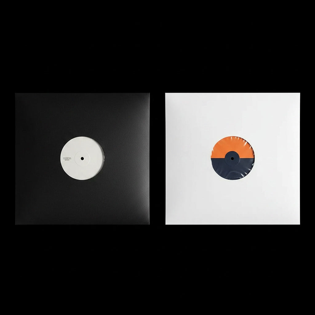 Premium Vinyl Record Outer Sleeve Black/White