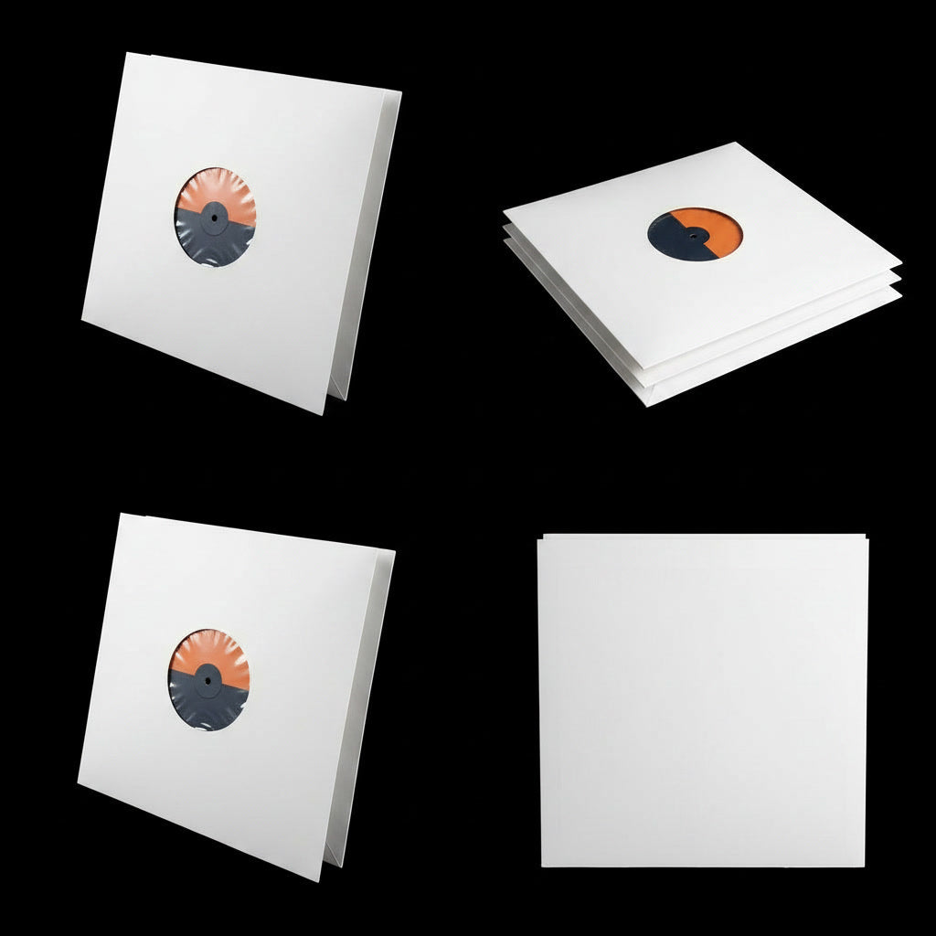 Premium Vinyl Record Outer Sleeve Black/White